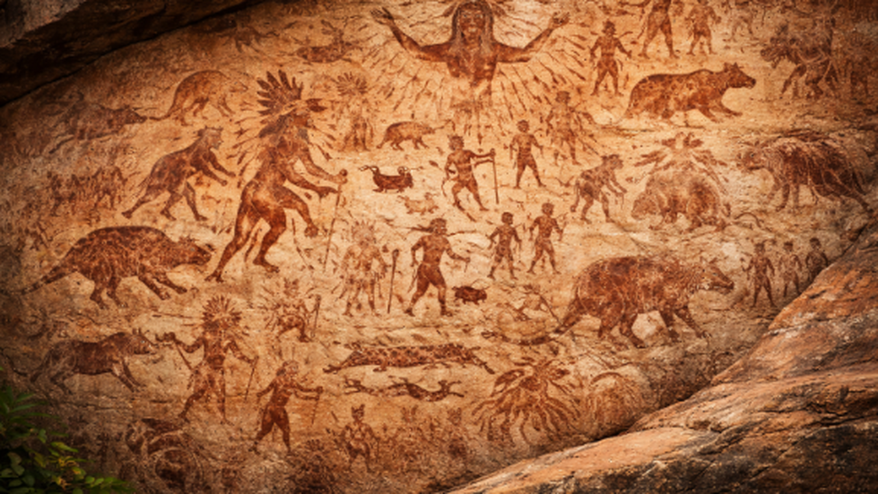 Чужой мир: ученые раскрыли тайну наскальных рисунков Амазонии Исследователи Эксетерского университета предлож...