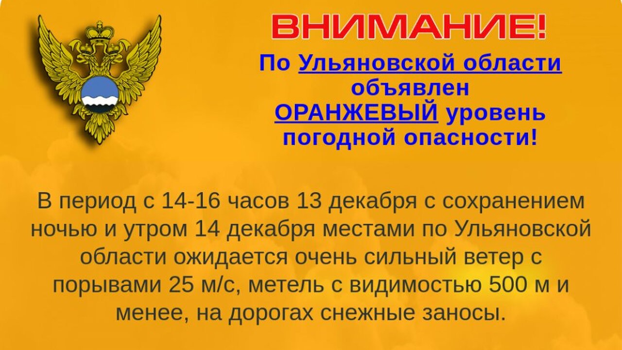 Ульяновскую область накроет непогода: ветер и метель усиливаются В ближайшие часы Ульяновская область окажется п...