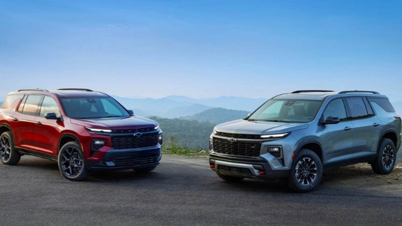 В России за большие деньги продают семиместный Chevrolet Traverse 2025 года Полноразмерный семиместный кроссовер Chevrolet ...