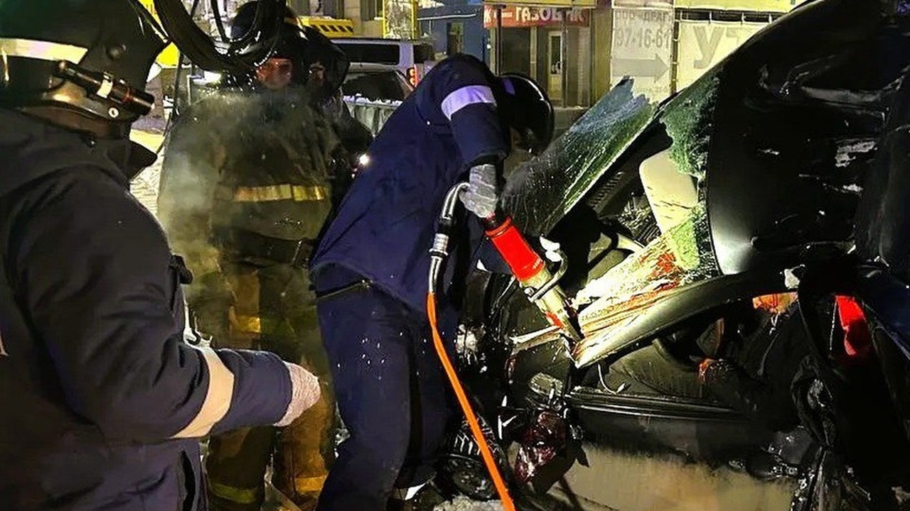 В ночь на 26 января в Ульяновске произошло доро...