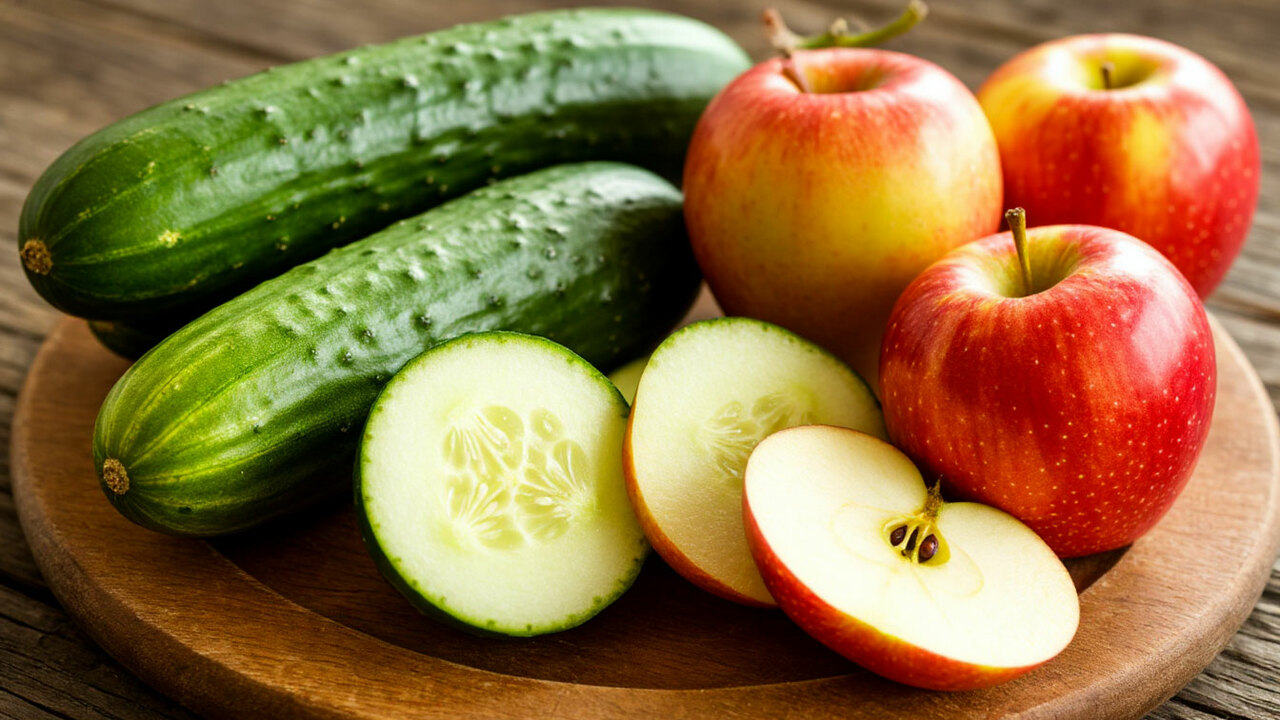 Ученые объяснили, надо ли счищать кожуру с яблок и огурцов из-за риска рака Исследование, проведенное специалистами Аньхойс...