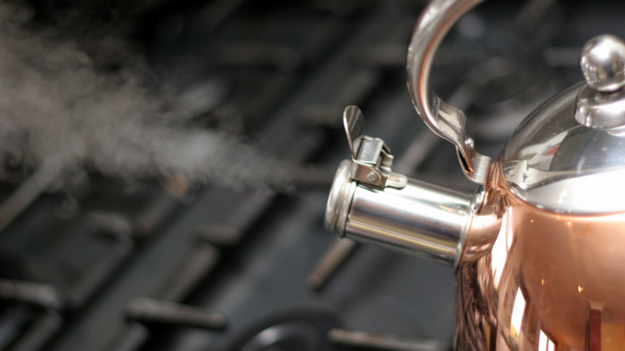 Со временем на стенках чайника появляется извес...