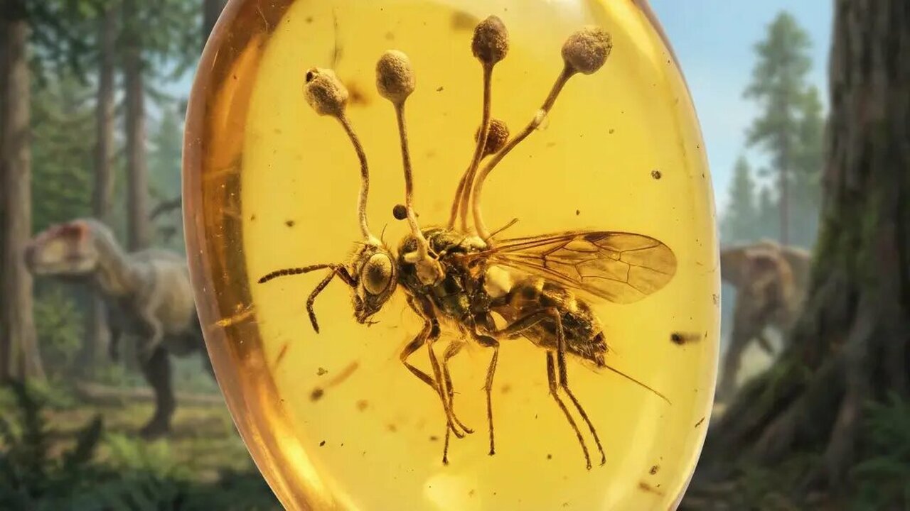Палеонтологи обнаружили в бирманском янтаре уни...
