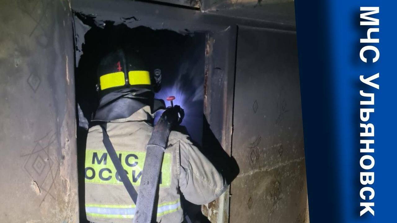 Пожарные спасли ульяновца из пожара в многоквартирном доме Жители Заволжского района стали свидетелями нап...
