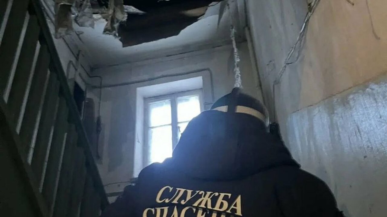 Сегодня утром в Ульяновске произошло обрушение ...