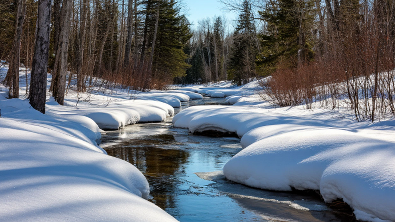 Синоптики предупреждают о бурном таянии снега и...