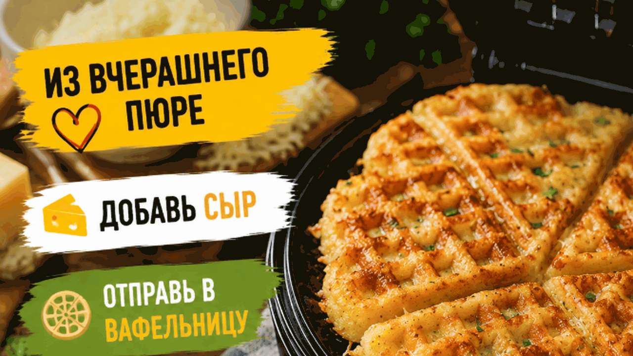 Вчерашнее картофельное пюре смешиваю с яйцами, ...
