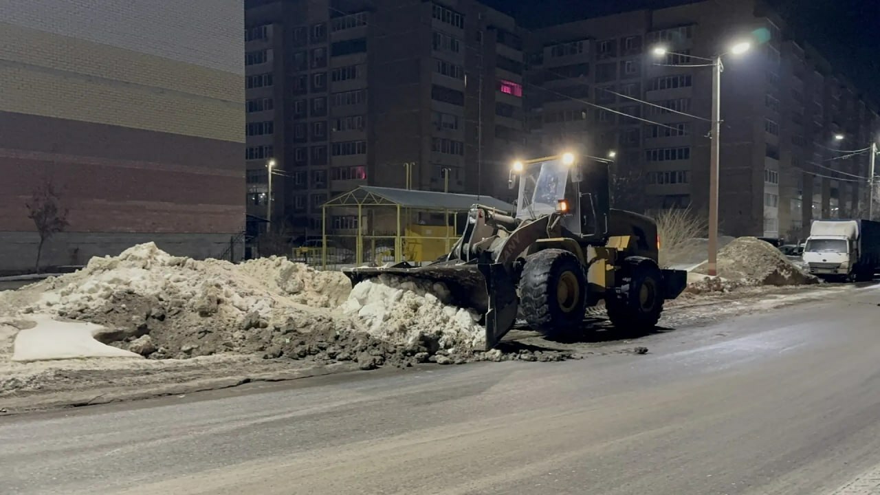 В Ульяновск дорожные службы за прошедшие сутки ...