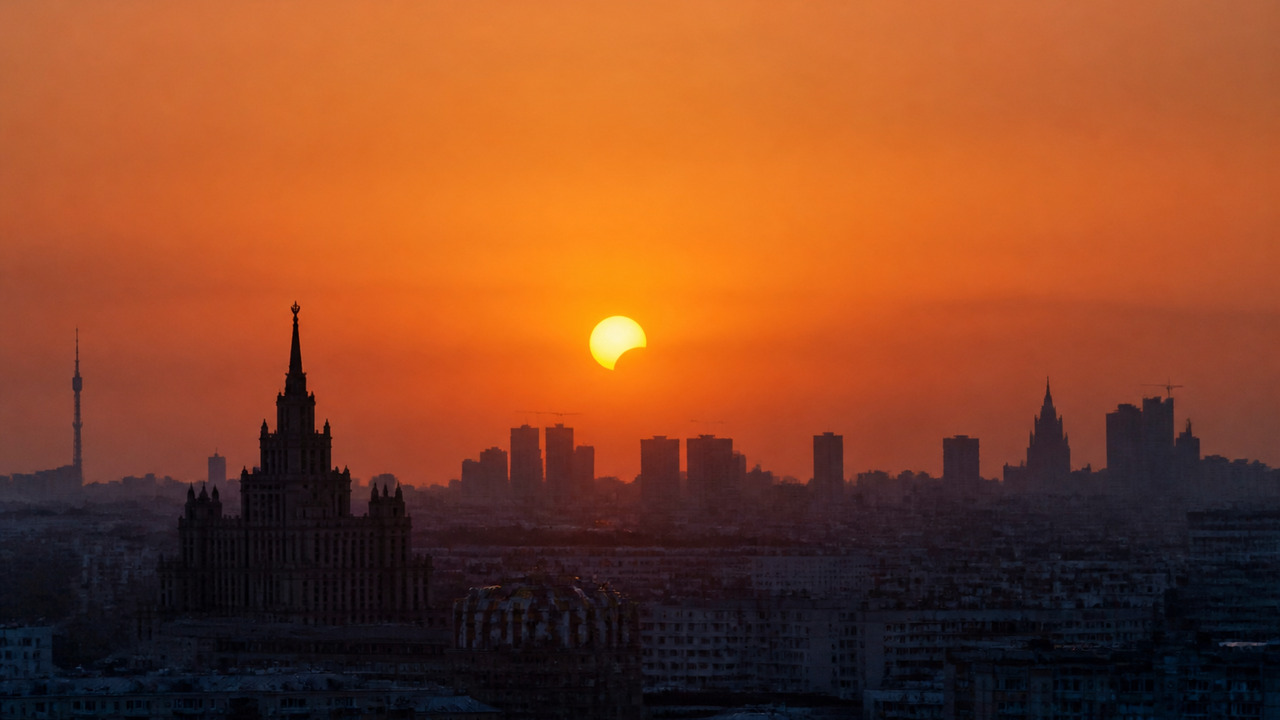 Частичное солнечное затмение 12 августа будет в...