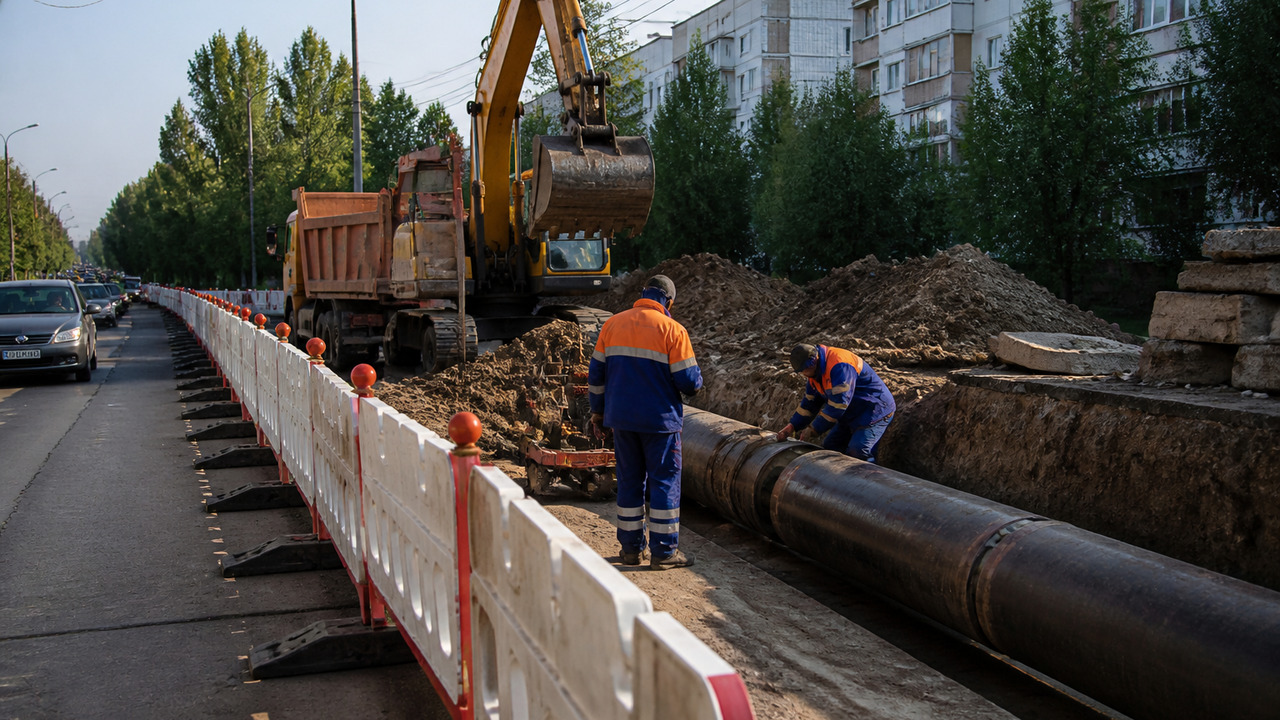 В Ульяновске на выходных перекроют движение из-за ремонта теплосетей В Ульяновске на выходных перекроют движение на ...