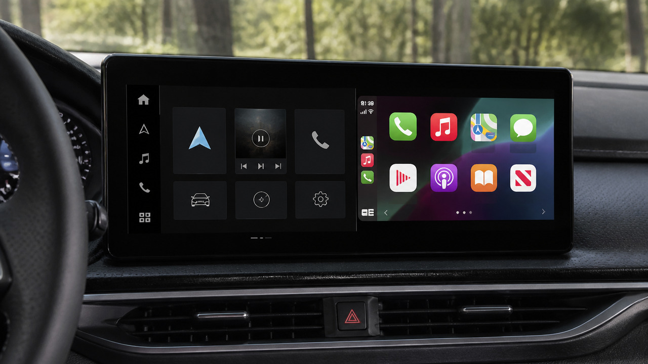 GM обновляет мультимедиа в пикапах: CarPlay и Android Auto получили отдельное окно GM представила обновлённую мультимедийную систе...