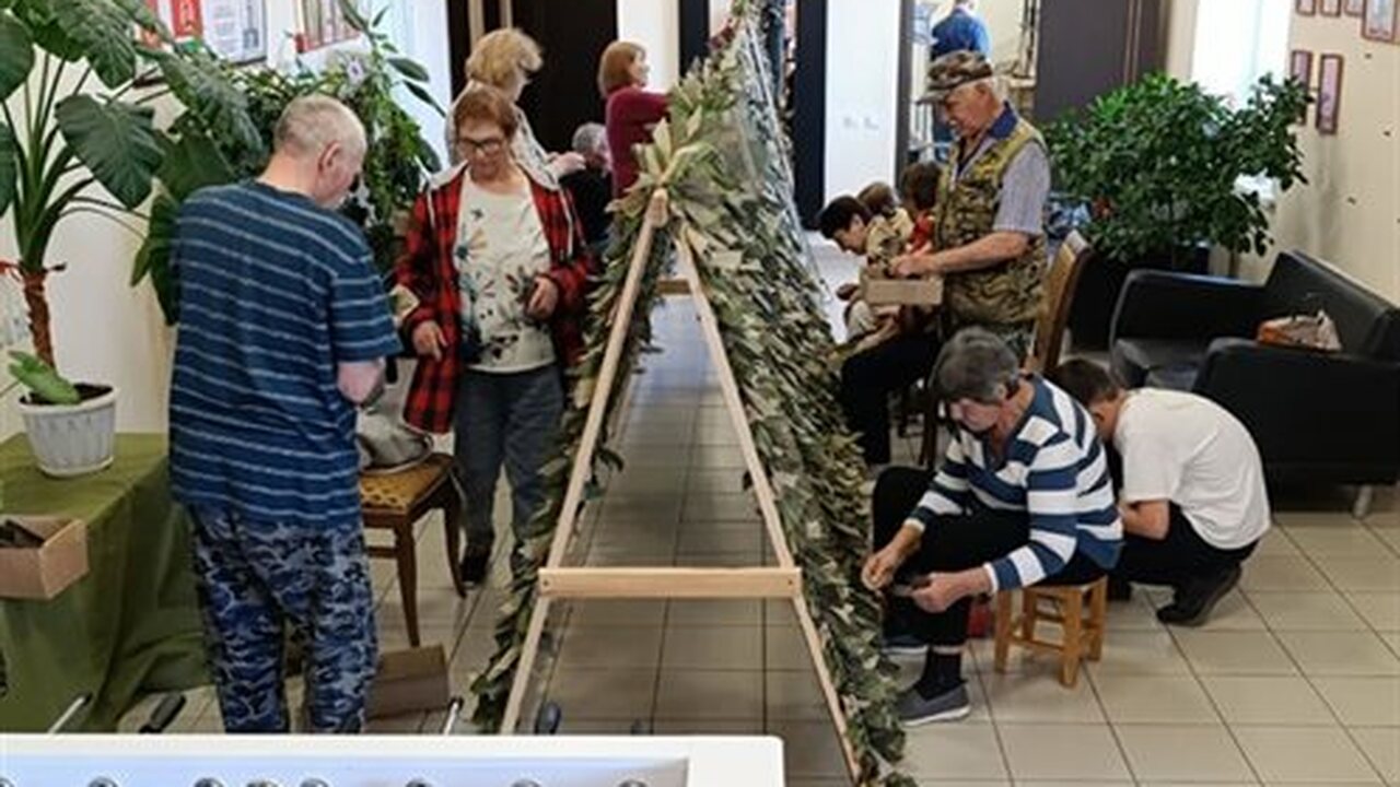 Волонтеры из села Никольское-на-Черемшане, Меле...