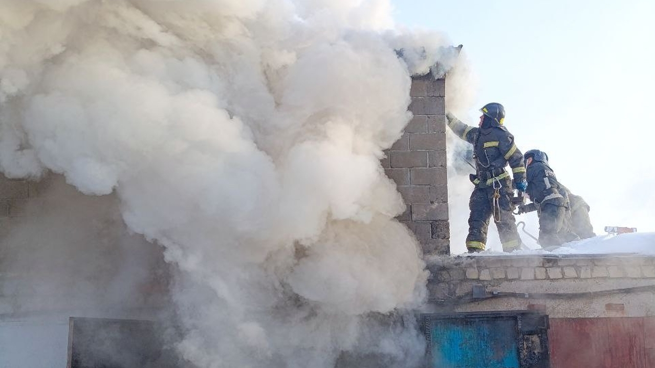 Сегодня утром в Ульяновске произошло возгорание...