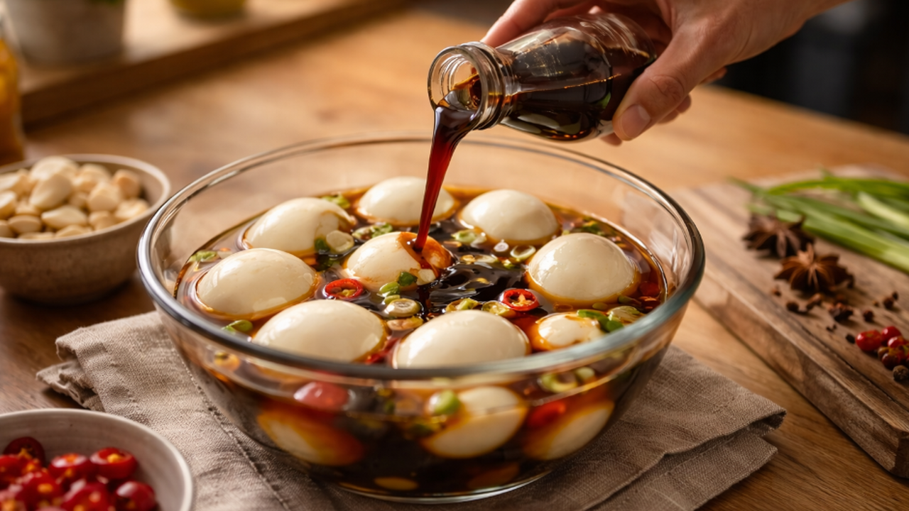 Осталось 20 яиц после Пасхи, а холодильник забит — спас маринад с соевым соусом и забыли про проблему Как использовать пасхальные яйца: рецепт марино...