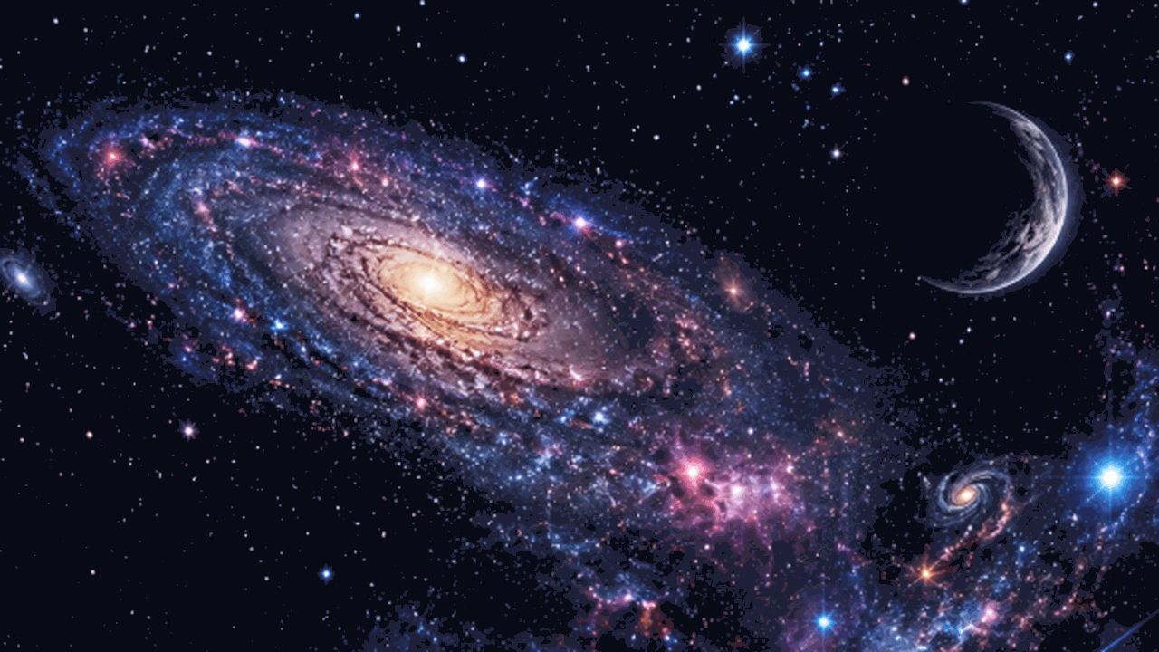 Астронавт NASA с борта Международной космическо...