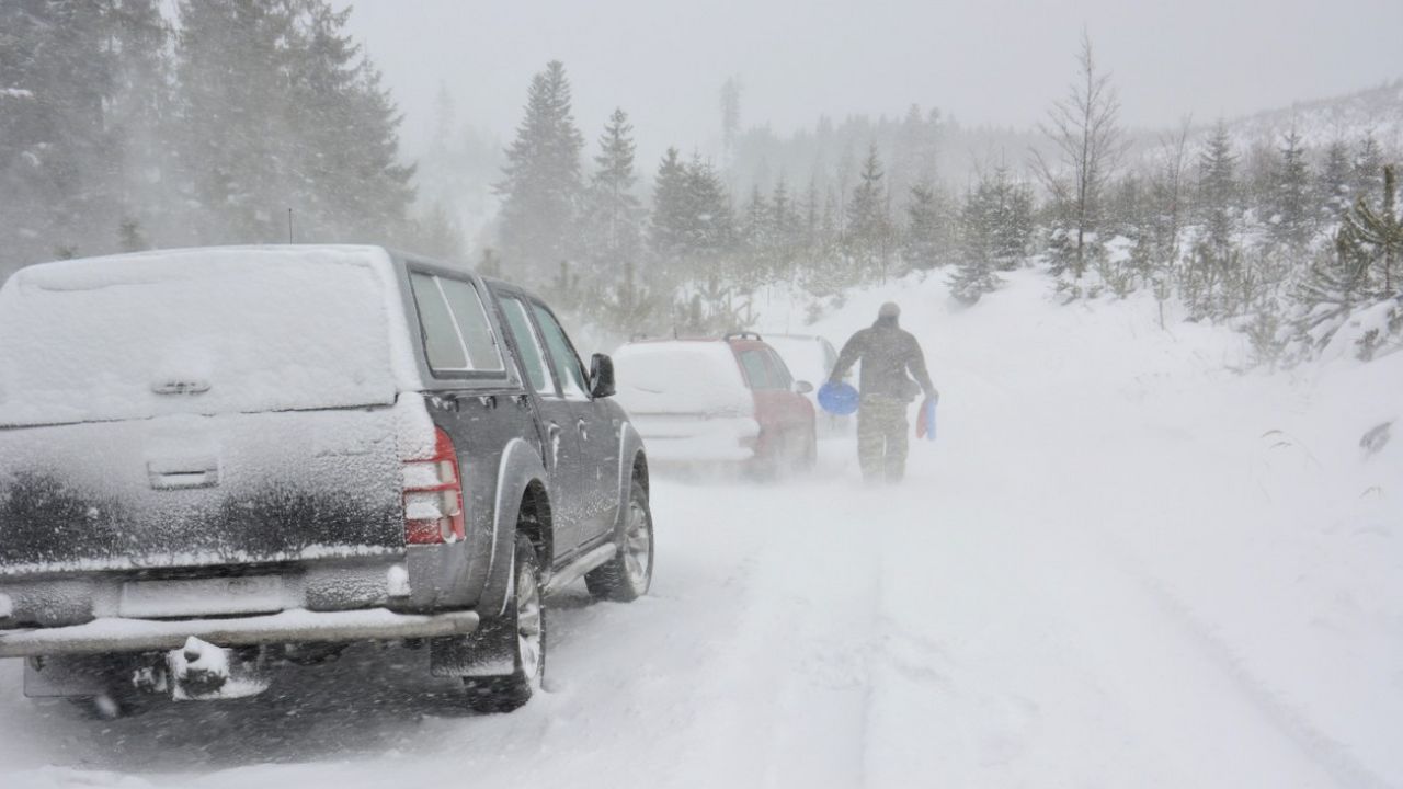Москву и Подмосковье снова накрыл снежный цикло...