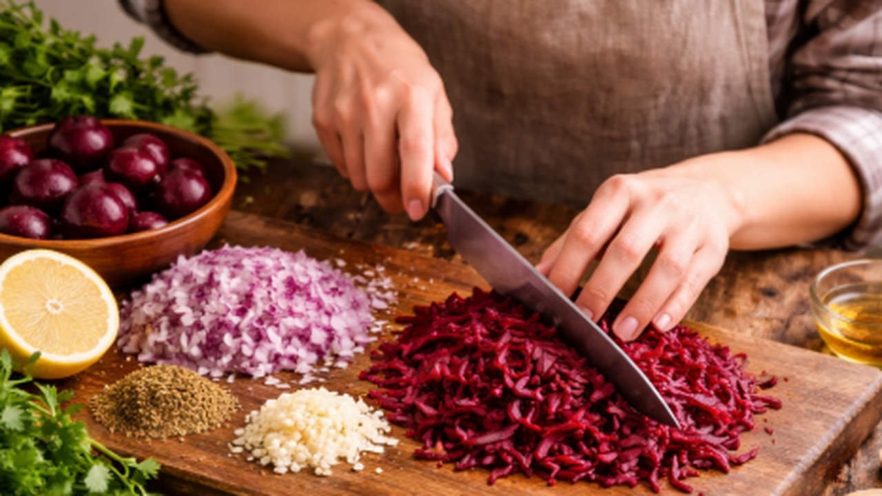 Забудьте про винегрет: свекольный грузинский салат, который легко приготовить за пару минут Такой салат подходит как для обычного ужина, та...