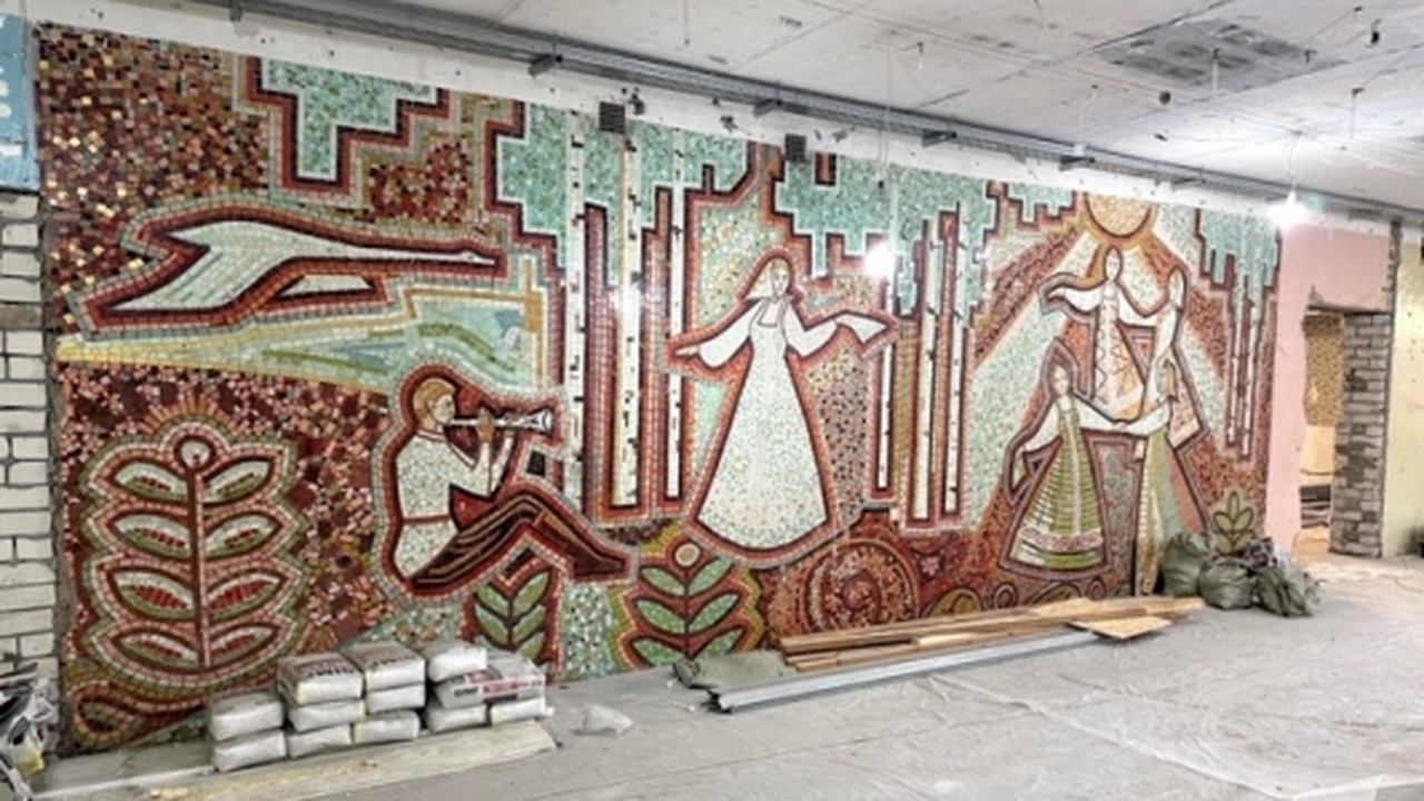 Во время ремонтных работ на улице Гагарина, 3, ...