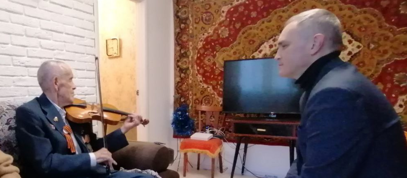 Ульяновский депутат пообещал ветерану отремонтировать смычки для фронтовой скрипки 
