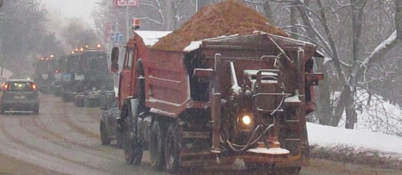 Ульяновские дорожники сначала зимы израсходовал...