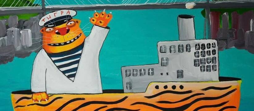 Художник Вася Ложкин работает над созданием худ...