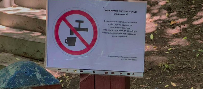 Пить воду из Маришкиного родника в Ульяновске временно не советуют