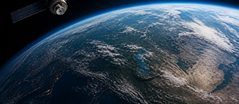 Карту плотности верхней атмосферы впервые построили по данным Starlink Ученые построили карту плотности верхней атмосф...