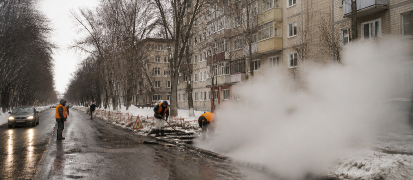 В Ульяновске из-за аварии на теплосети в Засвия...