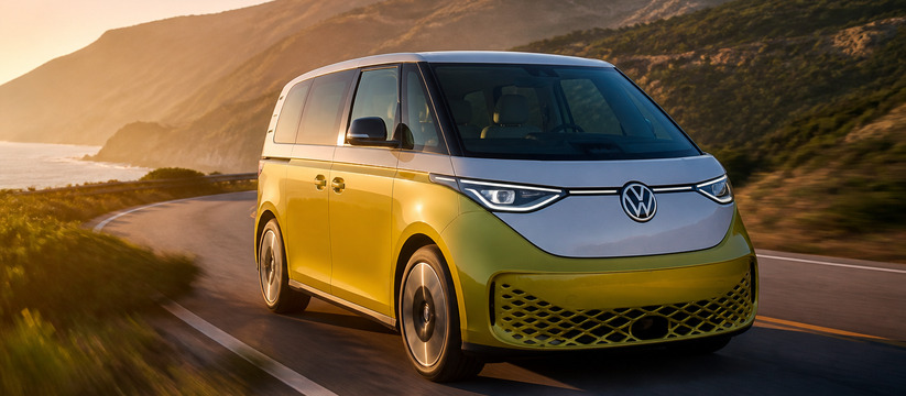Электрический фургон Volkswagen ID. Buzz заверш...