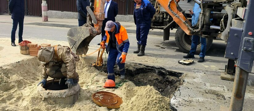 Восстановить планируют до пяти вечера: в Ульяновске ремонтируют участок с обвалившимся грунтом