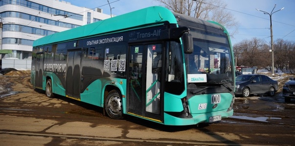 В Ульяновске начали тестировать электробус «Сир...