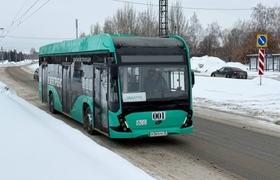 Электробус «Сириус» начал работу в Ульяновске