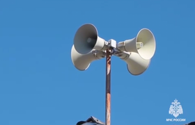 Сирены в Засвияжском: проверка системы оповеще...