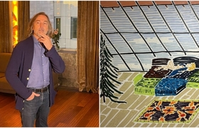 Никас Сафронов оценил полотно ульяновского худо...