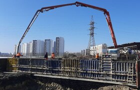 Завершают бетонирование: стало известно, как продвигается строительство моста в Ульяновске