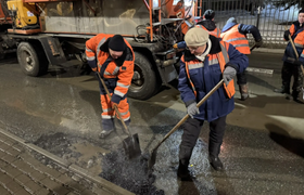 В Ульяновске за сутки отремонтировали дороги на...