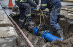 В Ульяновске завершили врезку нового водовода н...