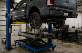 Замена батареи в Ford F-150 Lightning после 234...