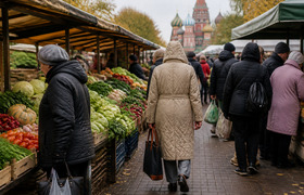В Ульяновске на Октябрьской развернулась ярмарк...