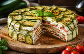 Кабачковый торт без духовки: рецепт закусочного...